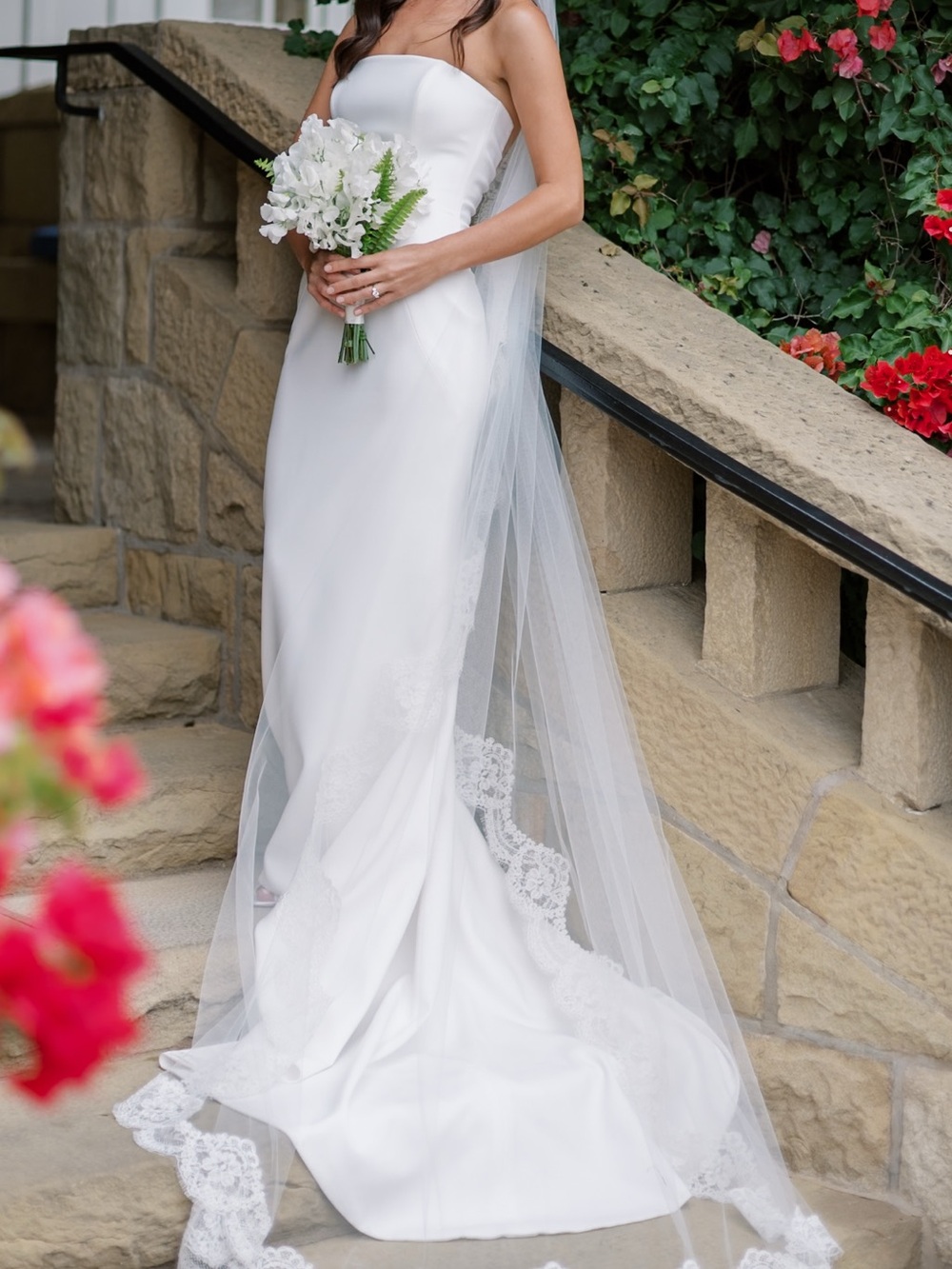 Ines Di Santo Arpeggio Wedding Gown Size 2